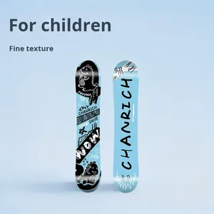 Tabla de esquí de invierno para niños, botas de estilo libre de montaña, tabla fija, equipo de esquí con núcleo de madera de álamo duradero - Product Image 3