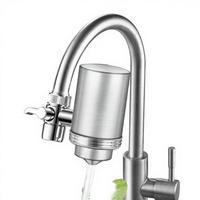 Filtre à eau au charbon actif A2789 à fixer sur robinet, purificateur d'eau domestique pour cuisine