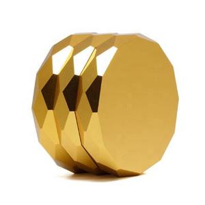 Nuovo arrivo 4-Layer 2.5 pollici diamante oro alluminio smerigliatrice erba piccolo modello inciso Logo all'ingrosso accendini accessorio per fumare - Product Image 2