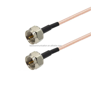 Cavo TV con Connettore Diritto Tipo <span class=keywords><strong>F</strong></span> RG174 RG178 RG36 Cavo Coassiale 15cm 50ohm 0-6GHz per CCTV CATV TV Digitale Decoder Antenna - Product Image 4