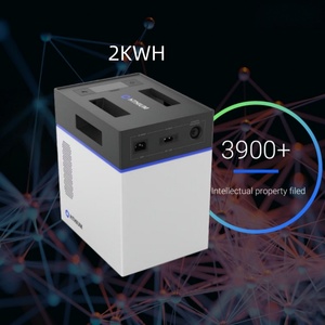 Système d'énergie <span class=keywords><strong>solaire</strong></span> 1000W 2KWH <span class=keywords><strong>chargeur</strong></span> <span class=keywords><strong>solaire</strong></span> avec onduleur à onde sinusoïdale pure <span class=keywords><strong>batterie</strong></span> au lithium-ion générateur de centrale électrique - Product Image 1