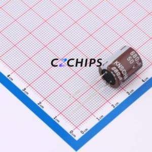 Condensador Electrolítico de Aluminio de Montaje Pasante DHG050M687L160S1AA, D13xL16mm 680uF 20% 50V 1.895A-100kHz - Product Image 1