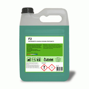 TA 4 X 5 Lt F2-Eco-Friendly Liquid <b>Detergent</b> for Daily Cleaning of All Types of Floors Neutral Low-Foam Surfaces - Product Image 1