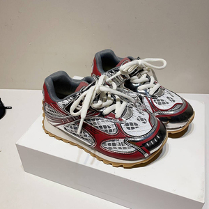 Tênis de malha de fundo grosso unisex para crianças, tênis esportivo de caminhada escolar para homens, moda unissex - Product Image 4