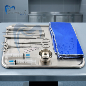 Kit de inserción y extracción de implantes anticonceptivos OdontoMed 2011, para uso hospitalario en salud materna, plateado, CE, manual, 2 años de garantía, acero inoxidable. - Product Image 2