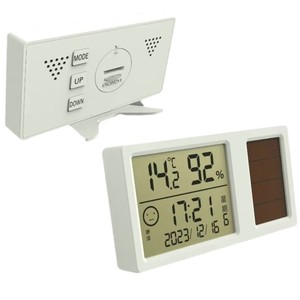 Termohigrómetro Digital LCD Grande al por Mayor, Ultrafino, Sencillo, Termómetro Electrónico Inteligente para el Hogar, Higrómetro, Reloj de Pared - Product Image 3
