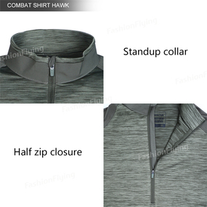 Áo Khoác Ngoài Trời Cho Nam, Áo Dệt Kim Nửa Khóa Kéo, Nhanh Khô, Cổ Đứng - Product Image 4