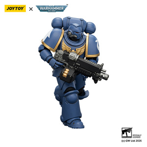JOYTOY <span class=keywords><strong>Warhammer</strong></span> 40K Ultramarines Intercessor Figura de Acción Articulada a Escala 1/18 Modelo Coleccionable Oficial Auténtico - Product Image 4