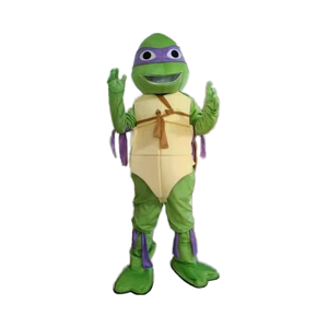 Costume de mascotte de <span class=keywords><strong>tortue</strong></span> <span class=keywords><strong>ninja</strong></span> <span class=keywords><strong>adulte</strong></span> 2025, nouveau, drôle, vert, dessin animé, cosplay d'anime, carnaval, unisexe, en peluche, Noël - Product Image 1