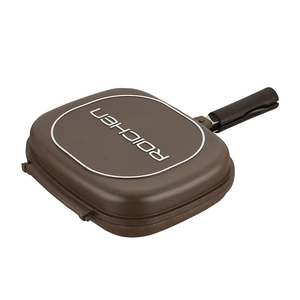 高品质铝制不粘双面方形Happycall双面烤盘煎锅厂家直销批发 - Product Image 2