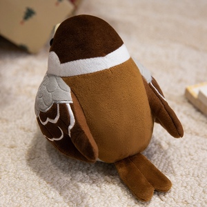 Adorable moineau peluche peluche poupée <span class=keywords><strong>oiseau</strong></span> réaliste avec remplissage de qualité supérieure cadeau parfait pour enfants/décor - Product Image 2