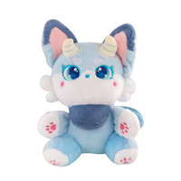 Nouvelle Peluche Renard Petit Diable, Cadeau Unisexe, Poupée à Câliner, Cadeau d'Anniversaire, Polyester, Coton PP