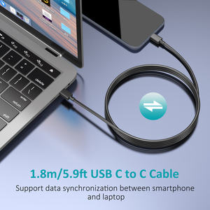 Adaptateur USB-C vers USB PD 65W 5V/9V/12V/15V 3A avec protection OTP, prise US, neuf, pour ordinateur portable - Product Image 2