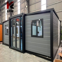 Maison préfabriquée standard personnalisée de 20 pieds ou 40 pieds, maison mobile extensible de 2 ou 3 chambres, maison conteneur à bon prix