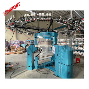 Máquina de Tejer Circular de Doble Punto Automática de Alta Velocidad, Marca King Knit de Taiwán, Motor de Alta Potencia Computarizado, Interlock - Product Image 2