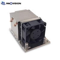 高品质 SP3 Trx40 2U 铜质主动散热器 A38 2U 散热器 TDP280W 11000RPM CPU 冷却器
