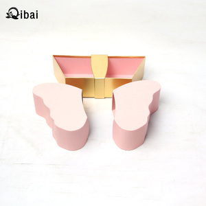 Scatola regalo farfalla Qibai disegnare scatola regalo fiore doppio strato con confezione singola a mano per san valentino - Product Image 3