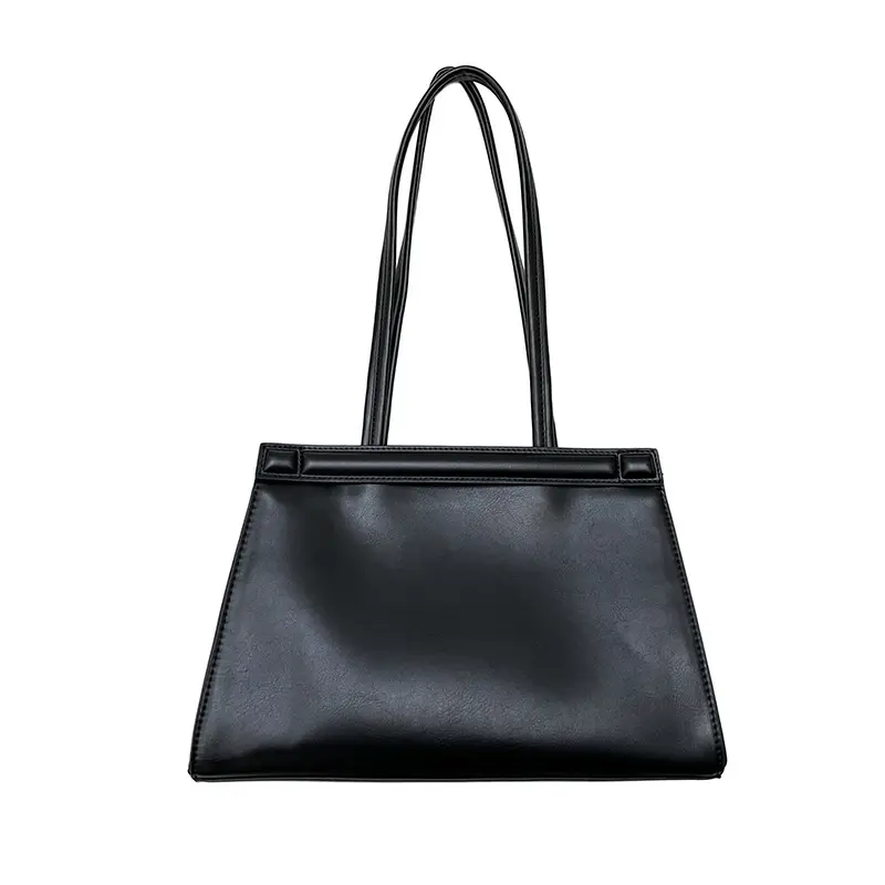 2022 wholesale Handbag trend Korean solid color versatile new women's shoulder bag Pu fashion simple Tote Bag