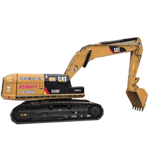เครื่องขุด320D สำหรับแมวมือสองสภาพสมบูรณ์ใช้เครื่องขุด320D แมวน้ำหนัก20ตันญี่ปุ่น - Product Image 1
