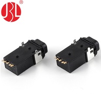 PJ-3170A Conector de Audio Hembra de 3.5mm, Impermeable IPX7, Montaje Superficial SMD para PCB, Conector para Auriculares