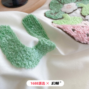 Luxury Cartoon Cotton <b>Bedding</b> <b>Set</b> Cream Yellow For Children Dormitory Use - Product Image 3