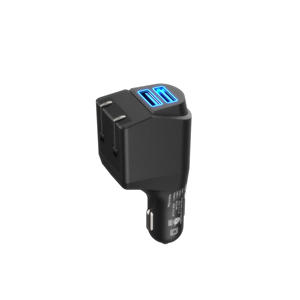 15W Dual USB 2 en 1 Dual USB Car Charger 5V 2.1A Adaptador de corriente móvil para iPhone Wall Carga rápida ETL FCC <span class=keywords><strong>VI</strong></span> Certificado - Product Image 6