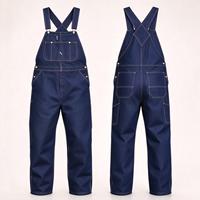 Salopette de travail en jean durable pour homme, en coton de poids moyen, idéale pour une tenue de chantier tout au long de la journée