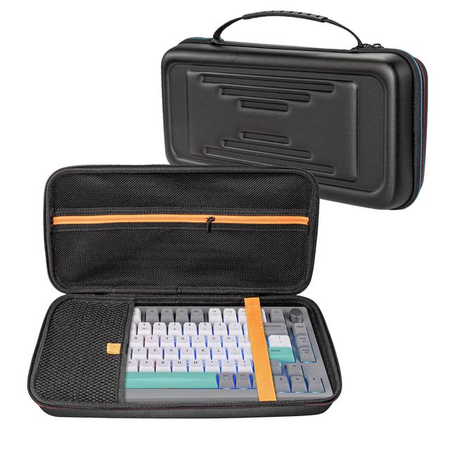 84-Key Mechanical Keyboard Storage Bag Waterproof EVA Material Case for 75 & 84-Key Keyboards