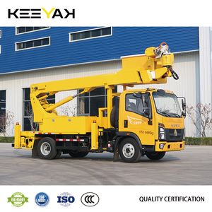 Xe nâng người trên cao HOWO <span class=keywords><strong>24m</strong></span> của Trung Quốc, xe thùng cách nhiệt, cần cẩu, xe 6 bánh, giàn giáo làm việc trên cao - Product Image 6