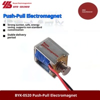 Vente directe usine – Électrovanne miniature DC push-pull traversante, électroaimant BYK-0520