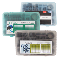 Kit de joints toriques pour excavatrice 376 pièces pour CAT Komatsu Hitachi, assortiment de joints hydrauliques 90 Shore A NBR, boîte de réparation de joints toriques