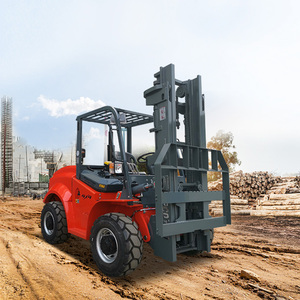 Produits les plus vendus Prix usine Petits chariots élévateurs tout-terrain 2x4 et 4x4 de 3 tonnes et 3,5 tonnes pour tous terrains accidentés - Product Image 6