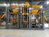Machine de fabrication de blocs de béton creux entièrement automatique avec pompe et moteur QTY9-15 220V/330V Garantie 1 an