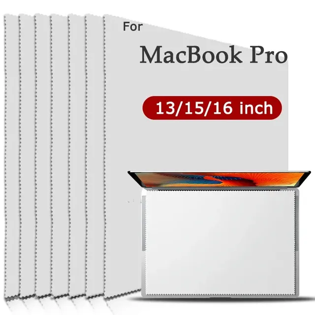 Cleaning Cloth Macbook Pro 13 14 15 16 Inch Keyboard Cleaners Dustproof Blanket Cover Laptop Screen Protectors