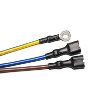 Arnés de Cables Multifilar Personalizado con Terminales de Anillo y Horquilla, Cables Codificados por Colores para Sistemas de Control Industrial y Automotriz
