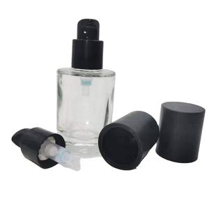 Venta caliente 100mL Color transparente <span class=keywords><strong>Secrum</strong></span> Crema Dispensador Bomba Botella de vidrio Fabricante/al por mayor - Product Image 6