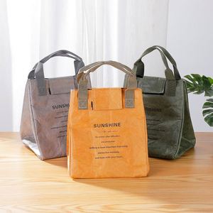 Wholesale Portable Waterproof Thermal Insulation Tyvek Dupont Paper <b>Lunch</b> <b>Box</b> Cooler <b>Lunch</b> Bag for Kids - Product Image 1