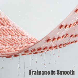 <span class=keywords><strong>Tapis</strong></span> <span class=keywords><strong>de</strong></span> douche <span class=keywords><strong>rond</strong></span> lavable en machine, <span class=keywords><strong>tapis</strong></span> <span class=keywords><strong>de</strong></span> bain antidérapant avec ventouses et trous d'évacuation pour baignoire <span class=keywords><strong>de</strong></span> salle <span class=keywords><strong>de</strong></span> bain, bleu - Product Image 5