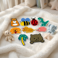 Écusson en chenille personnalisé et mignon pour animaux fruits pour bébés Écusson de broderie en chenille à repasser en vente en gros