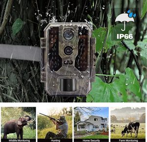 4k 32MP không thấm nước IP66 tầm nhìn ban đêm săn bắn trò chơi máy ảnh ống kính đôi 940nm hồng ngoại dẫn thời gian trôi đi video trinh sát cho động vật hoang dã - Product Image 6