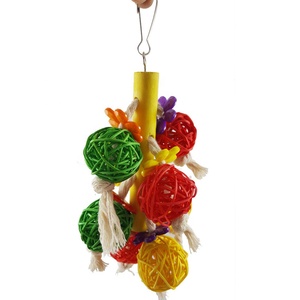 Birds Swing <strong>Toys</strong>, <strong>Parrots</strong> Chewing Hanging Perches with Bells <strong>Toys</strong> for Love Birds Budgie Macaws Cockatiels Parakeets African <strong>Grey</strong> - Product Image 6