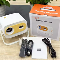 JY325 projecteur LCD portable avec haut-parleurs intégrés lampe LED et WiFi 6 HD projecteur vidéo Home cinéma projecteur