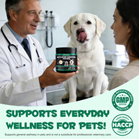 Oimmal 120g Complément Alimentaire pour Animaux de Compagnie Qualité Alimentaire Fraîcheur Buccale Contrôle des Odeurs Soutien Digestif Poudre de Charbon Actif pour Chiens et Chats