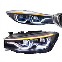 Feux avant LED pour BMW Série 3 GT F34 2013-2020, nouveaux, 6000K, DRL, clignotants, feux de route, Angel Eye