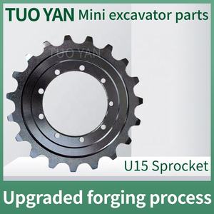 Hochwertiges Minibagger-Kettenrad für Kubota U15-Kettenrollenbaggerteile U15-Unterwalze - Product Image 6