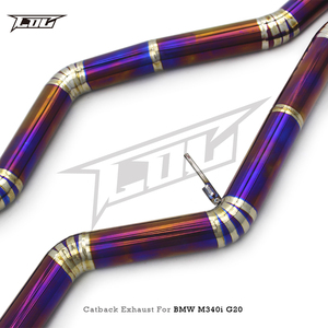 Sistema de Escape Ligero de Titanio para BMW M340i/M340/M440i/M440/M240i G20/G22/G42 3.0 2019-2025, Tubo de Escape de 3.5 a 2.75 Pulgadas - Product Image 4