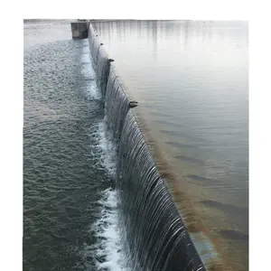 Kustom diskon besar-besaran Dam karet pelindung udara tiup untuk Sungai