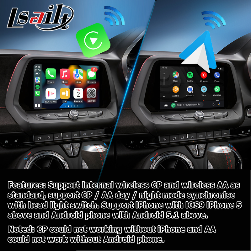 Adaptateur CarPlay Sans Fil Pour Chevrolet Camaro 2016 2017 2018 2019