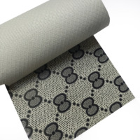 La Chine vente chaude pas cher Simple imprimé Composite imprimé Faux tissu en cuir synthétique pour sac à main sac à dos