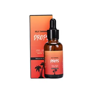 Aixin Private Label 30ML Natural Ingredients Sunless Self Tanning Drops Self Tanning Drops For Face And Body Tanning Drops